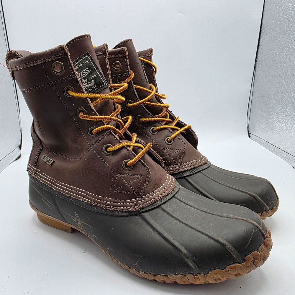 G.H. Bass Mallard Duck Boots Mens Size 7 Brown Boots Fishing Outdoors Camping